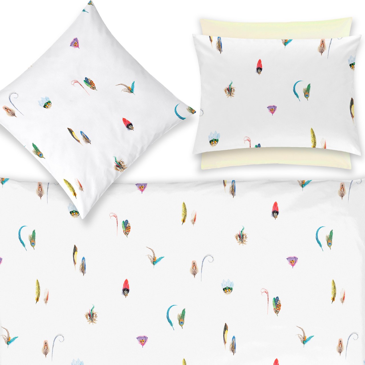 Bettwäsche Feathers von Christian Fischbacher - Garnitur