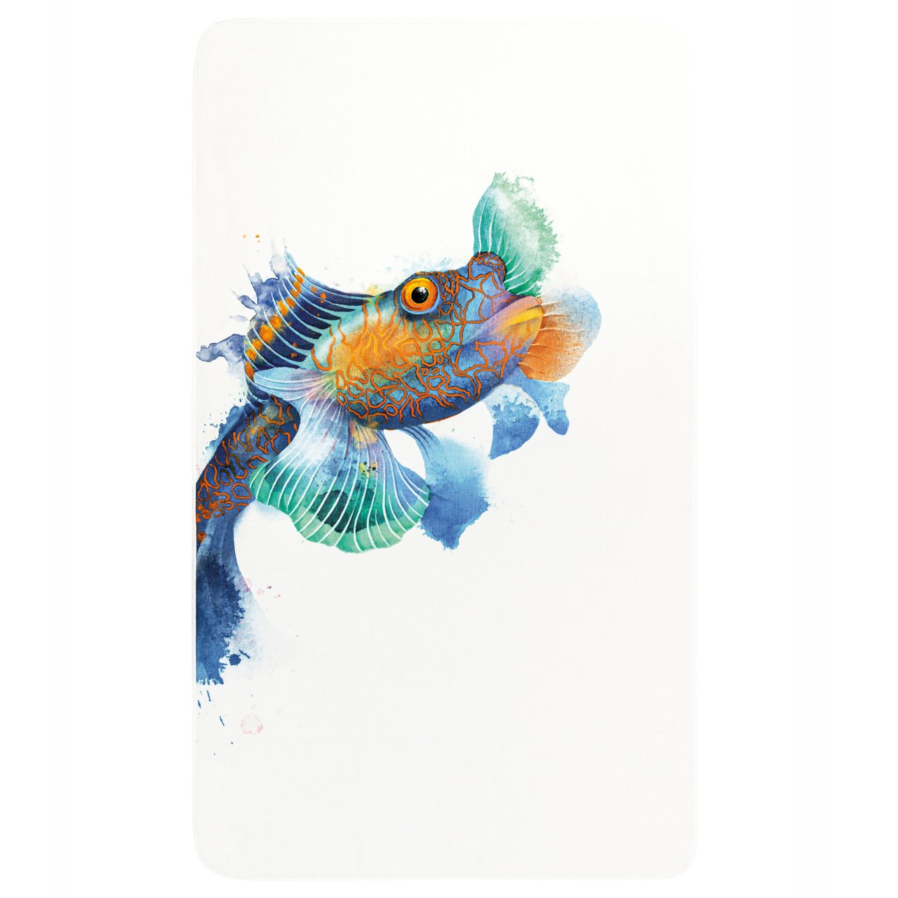 Fisch, Aquarium, Bordüre, Muster, Kunstdruck, 
