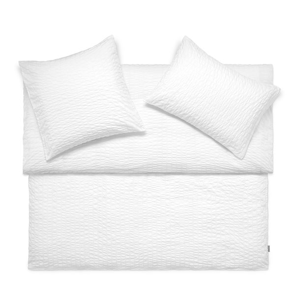 bettwäsche, bettbezug, kissen, weiße farbe, gewebe textur, 