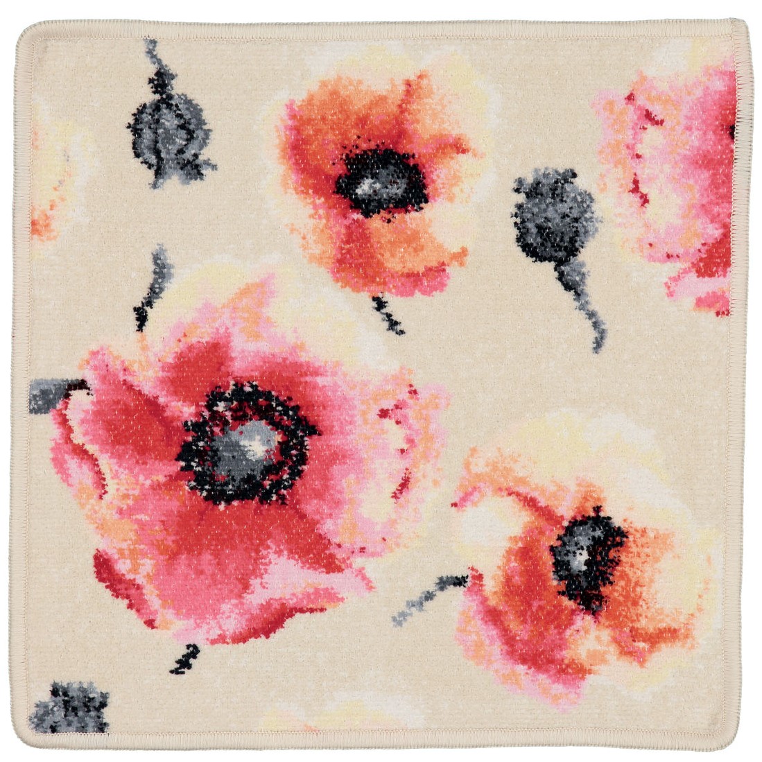 FEILER GERMANY - Chenilleserie "Klatschmohn"  FEILER GERMANY - Chenilleserie "Klatschmohn"