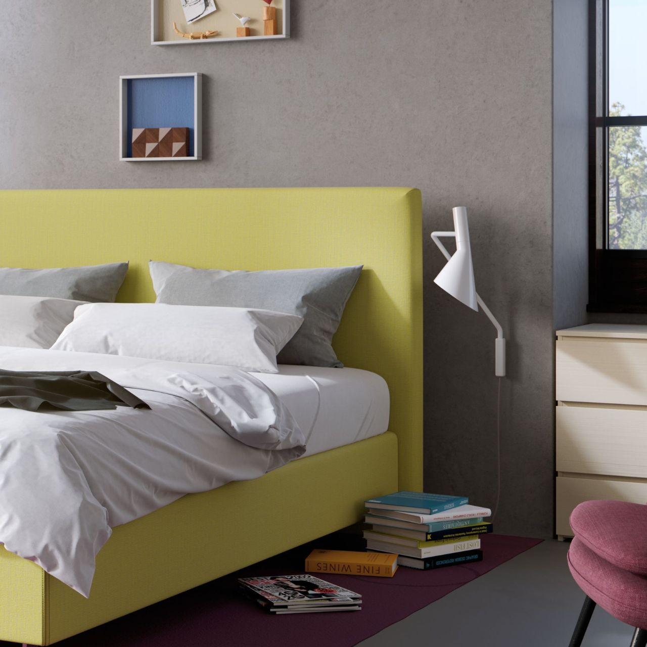 SUPERBA ATELIER SUISSE - Boxspringbett "Plain"