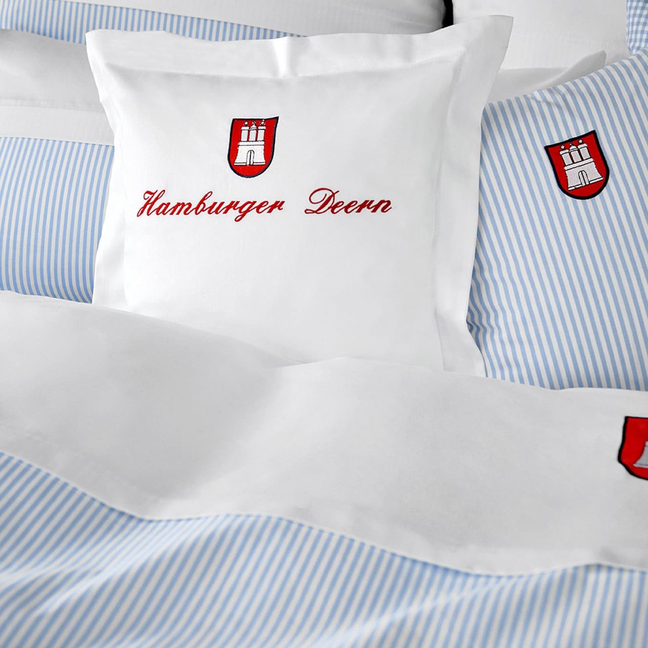 RUMÖLLER BASIC - Kleinkissenbezug  "Hamburger Deern" RUMÖLLER BASIC - Kleinkissenbezug  "Hamburger Deern"
