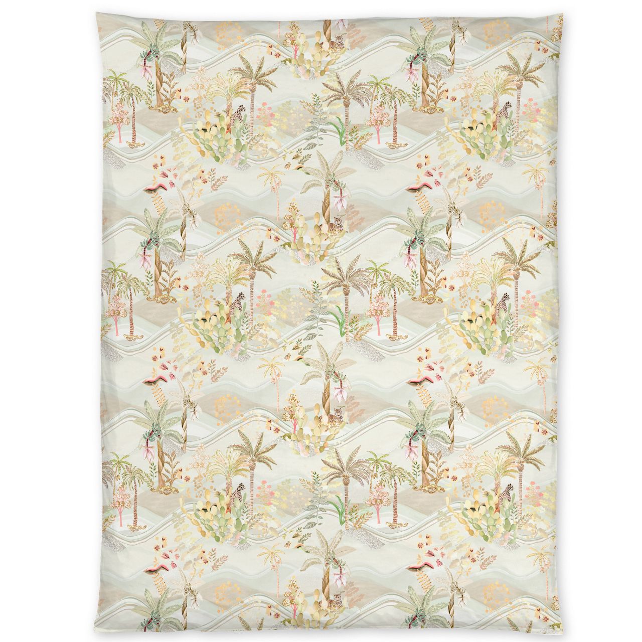 Bettwäsche Oasis in leinen von Christian Fischbacher - Bettdeckenbezug