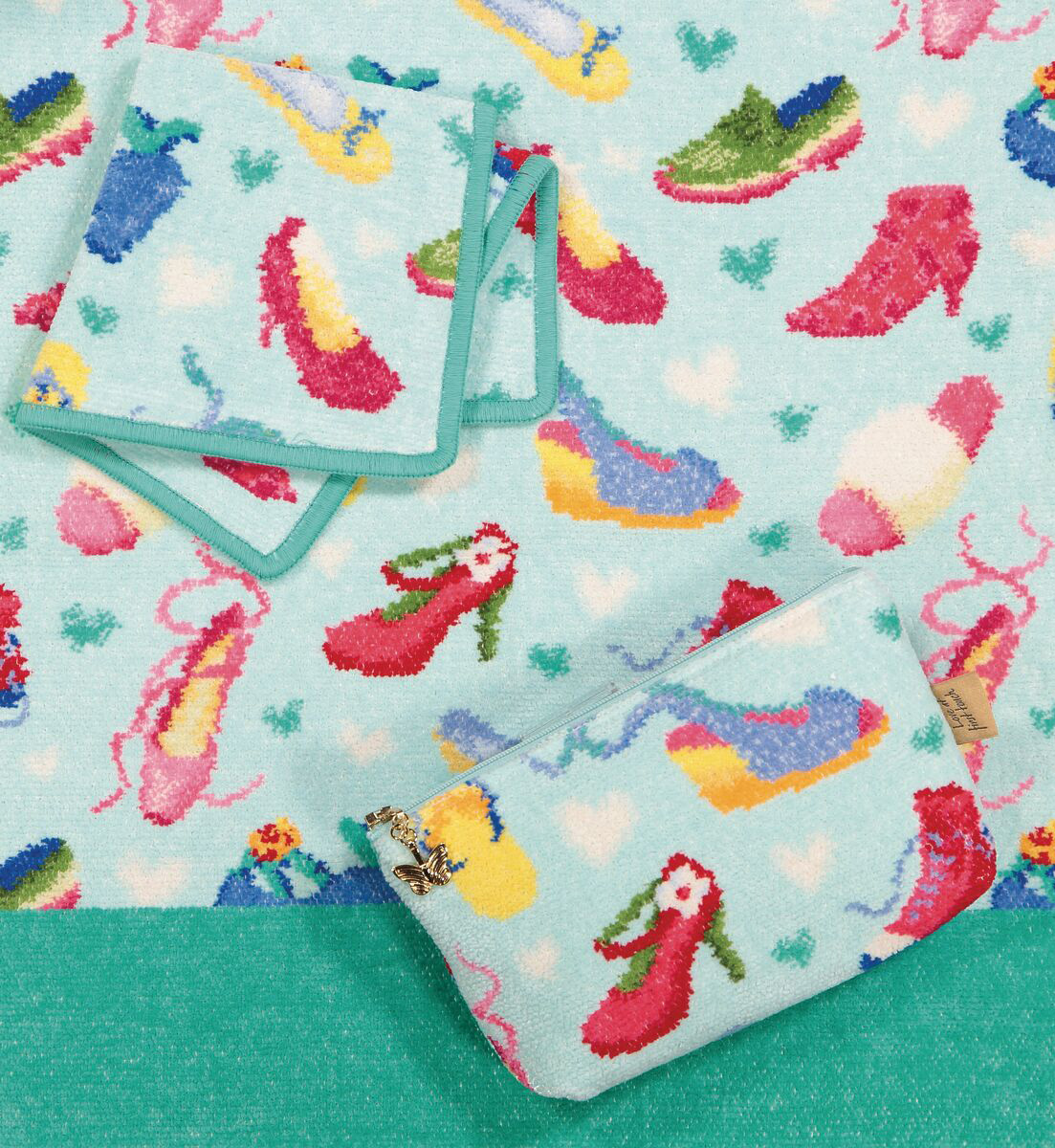 Badetuch, Türkis, Gemustert, Hoher Kontrast, Gemütliches Accessoire, 