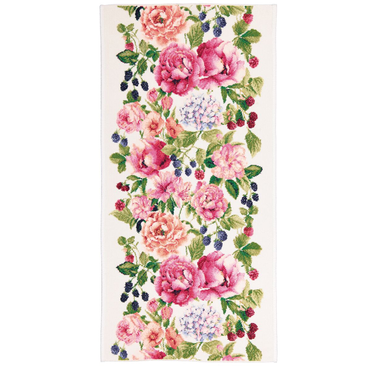 Blumenmuster, Seidentuch, Rosen, Blätter, Stofftapete, 