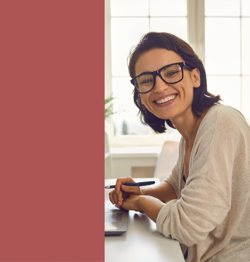 Brille, Glasbrille, Arbeitsplatz, Laptop, Schreiber, brille, gläser, frau, arbeitsplatz, computer, 