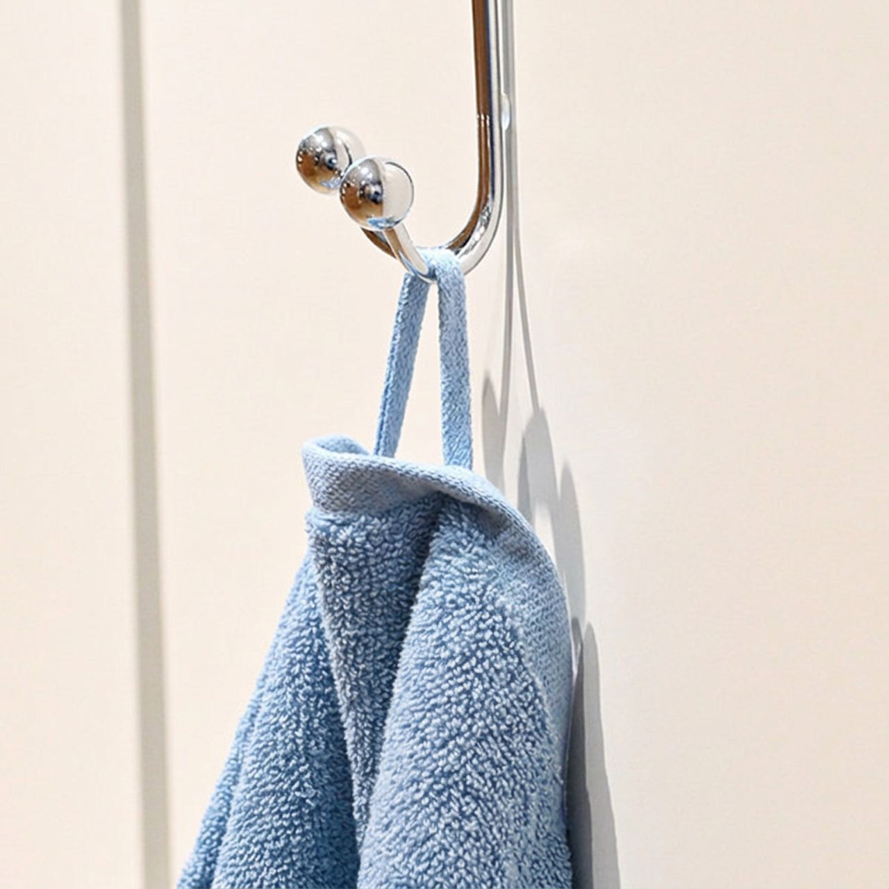 Handtuch, Aufhänger, Blau, Kleiderhaken, Badaccessoire, 