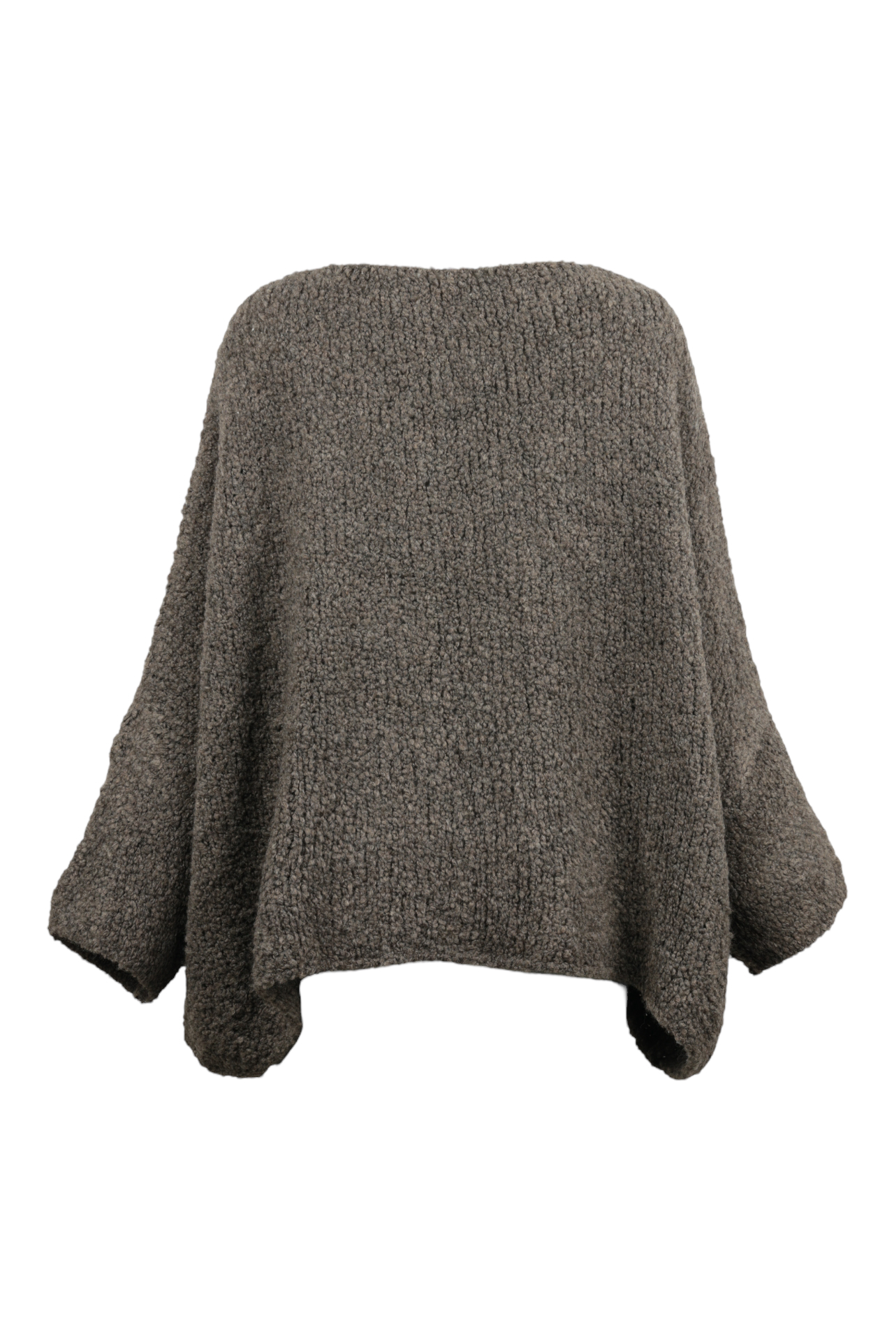 Oversize Pullover aus Bouclé Wolle