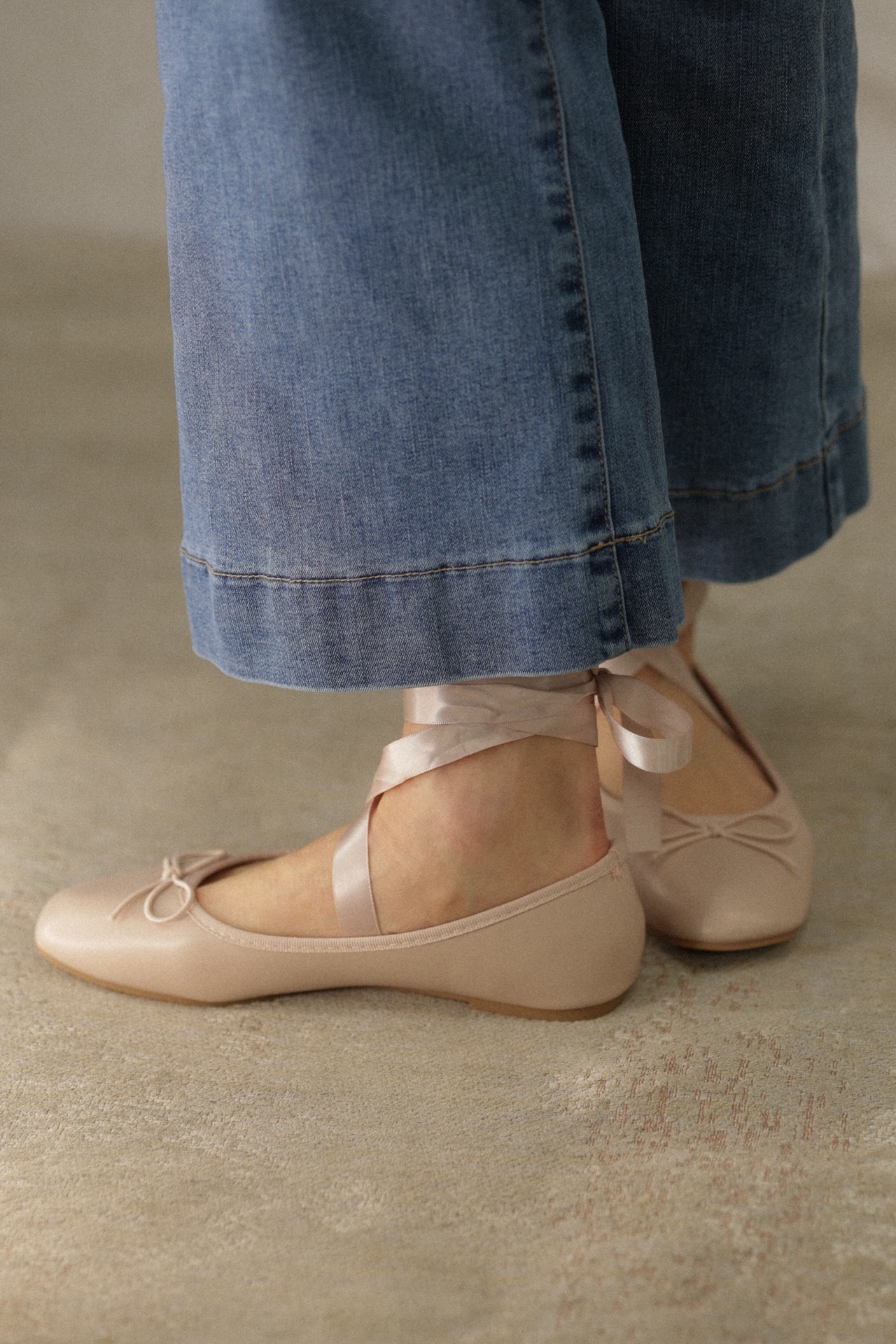 Ballerina Schuhe Satin