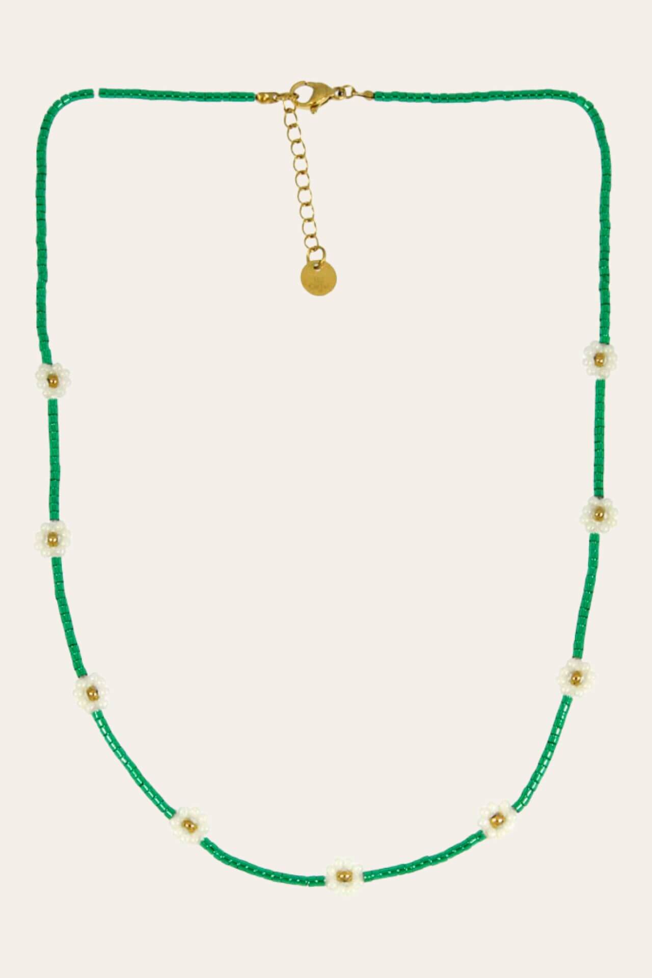 Steel necklace Prairie Fleurie