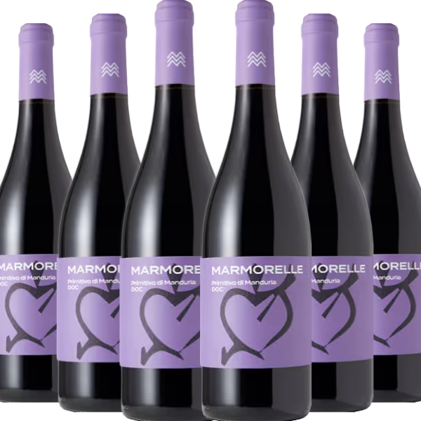 6er Sparpaket Marmorelle Primitivo di Manduria DOC 2023 6er Sparpaket Marmorelle Primitivo di Manduria DOC 2023