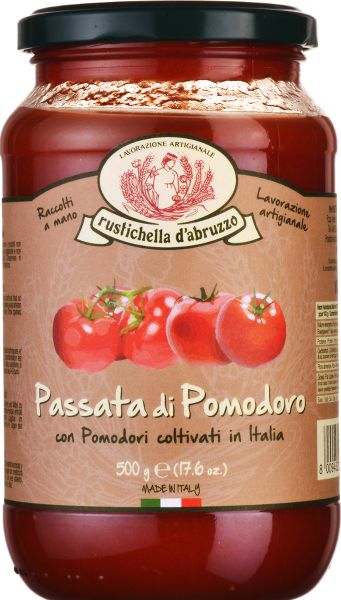 Passata di Pomodoro von Rustichella d Abruzzo Glas Passata di Pomodoro von Rustichella d Abruzzo