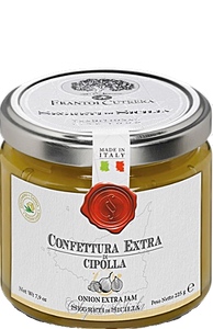 Confettura Cipolla Zwiebelkonfitüre von Cutrera aus Sizilien Italien Glas Confettura Cipolla Zwiebelkonfitüre von Cutrera aus Sizilien Italien