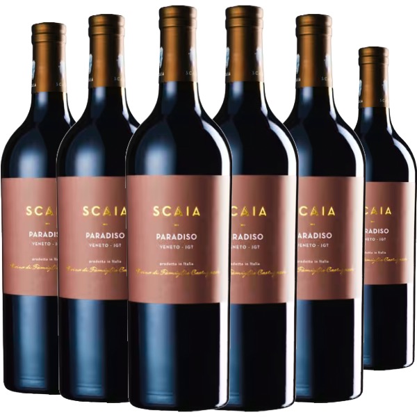 6er Sparpaket Scaia Paradiso Vino Rosso IGT 2021 6er Sparpaket Scaia Paradiso Vino Rosso IGT 2021
