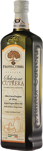 Selezione Cutrera Olivenöl von Frantoi Cutrera aus Sizilien Flasche des Selezione Cutrera Olivenöl von Frantoi Cutrera aus Sizilien