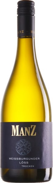 Weißburgunder Löss vom Weingut Manz aus Rheinhessen, Deutschland Flasche des Weißburgunder Löss vom Weingut Manz aus Rheinhessen, Deutschland