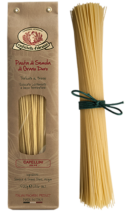 Capellini Pasta von Rustichella d Abruzzo Packung Capellini Pasta von Rustichella d Abruzzo