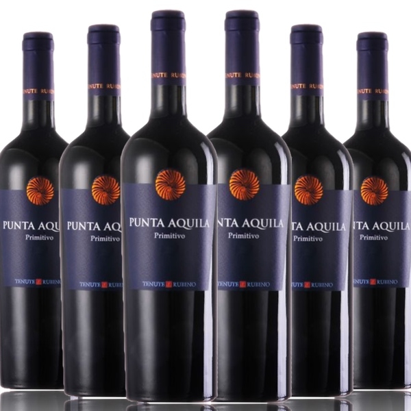 6er Sparpaket Punta Aquila Primitivo Salento IGT 2021 6er Sparpaket Punta Aquila Primitivo Salento IGT 2021