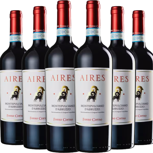 6er Sparpaket Aires Montepulciano d'Abruzzo DOC 2023