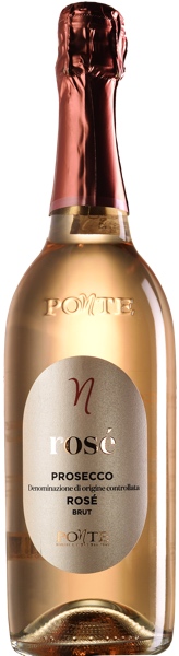 Prosecco Rose spumante von Ponte Flasche des Prosecco Rose spumante von Ponte
