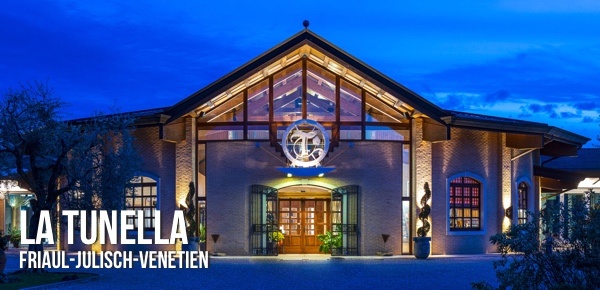 Kellerei La Tunella aus dem Friaul Italien Blick auf die Kellerei La Tunella aus dem Friaul Italien