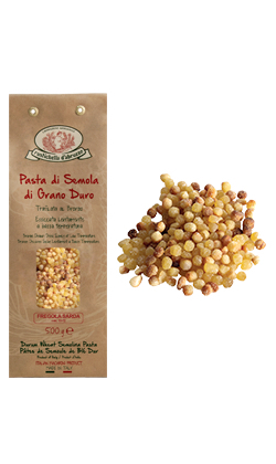 Fregola Sarda Pasta von Rustichella d Abruzzo Packung Fregola Sarda Pasta von Rustichella d Abruzzo