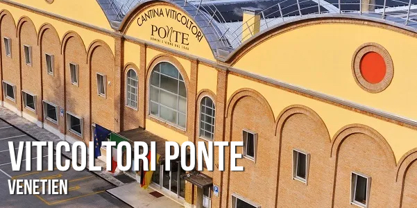 Kellerei Ponte Fabrikgebäude Blick auf die Kellerei Ponte