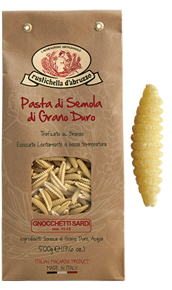Gnocchetti Sardi Pasta von Rustichella d Abruzzo Packung Gnocchetti Sardi Pasta von Rustichella d Abruzzo