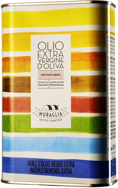 Frantoio_Muraglia_1-Liter-Kanister_Fruttato_Medio_Apulien_Italien Frontalansicht-Frantoio_Muraglia_1-Liter-Kanister_Fruttato_Medio_Apulien_Italien