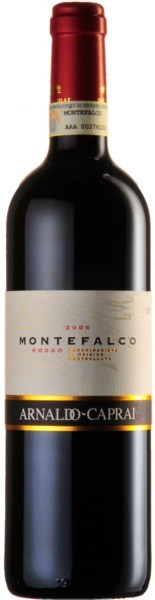 montefalco-rosso-doc-arnaldo-caprai-umbrien-rotwein Montefalco Rosso DOC Rotwein aus Umbrien von Arnaldo Caprai, italienischer Rotwein aus Montefalco in Flasche mit Etikett