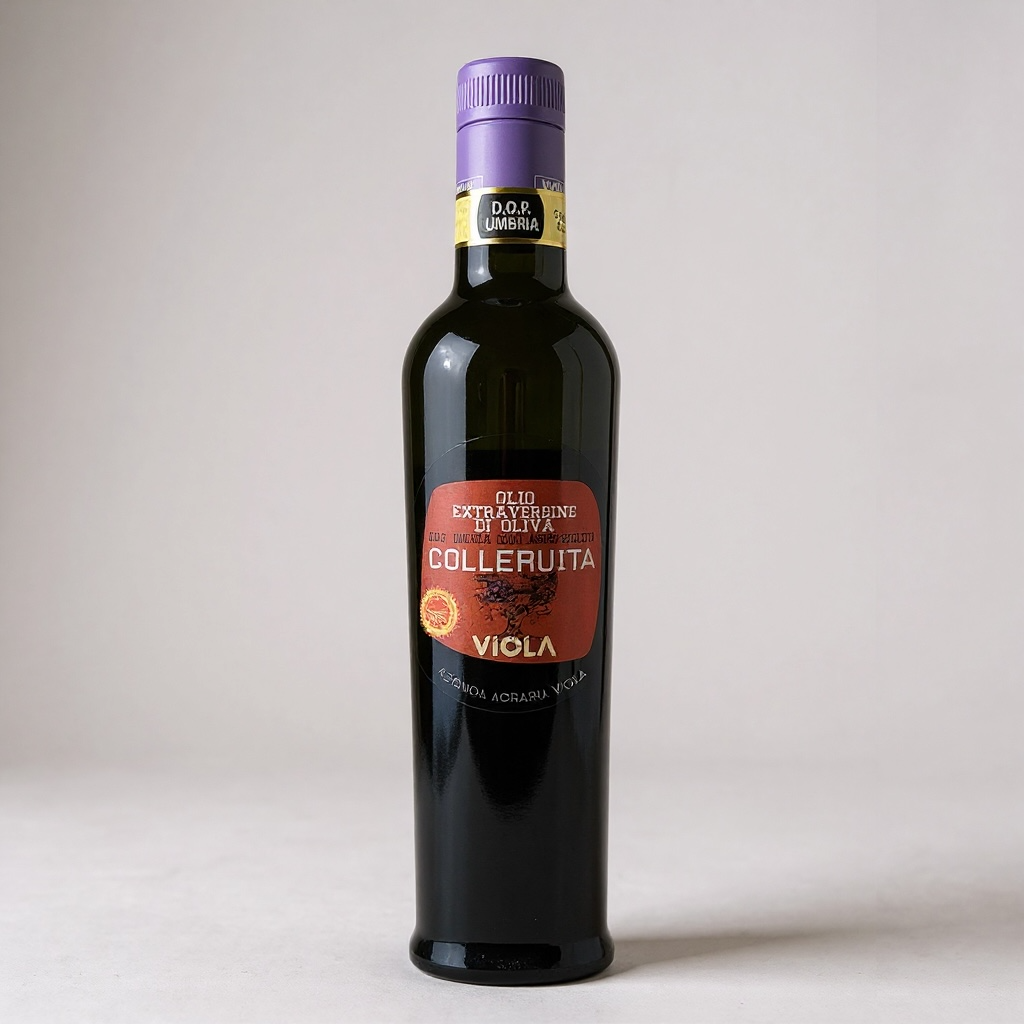Colleruita Olivenöl Extra Vergine von Viola aus Umbrien, handgepflückt, aromatisch und frisch, Premium-Olivenöl für Pasta, Risotto und Salate