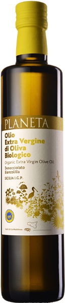 Planeta Biancolilla Bio Olivenöl aus Sizilien Flaschenbild des Planeta Biancolilla Bio Olivenöl aus Sizilien