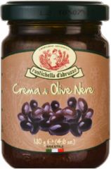 Crema di Olive Nere von Rustichella d Abruzzo Glas Crema di Olive Nere von Rustichella d Abruzzo