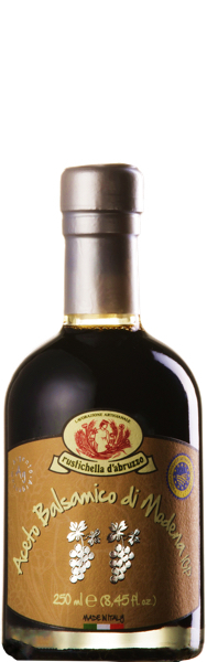 Rustichella d abruzzo Argento Essig Flasche des Rustichella d abruzzo Argento Aceto Balsamico Essig