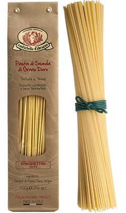 Spaghettini Pasta von Rustichella d Abruzzo Packung Spaghettini Pasta von Rustichella d Abruzzo