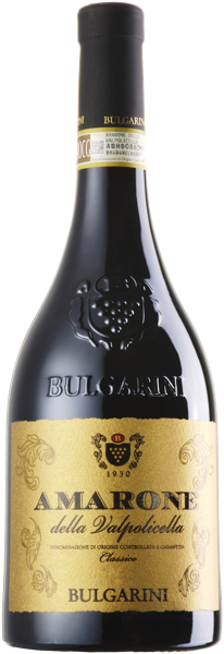 Bulgarini Amarone DOCG Rotwein aus der Lombardei in Italien  Bulgarini Amarone DOCG Rotwein aus der Lombardei in Italien