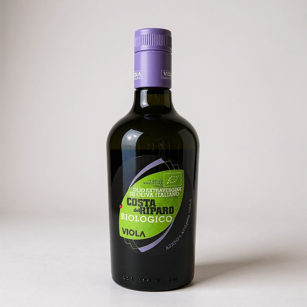 Costa del Riparo Olivenöl Extra Vergine von Viola aus Umbrien, handgepflückt, aromatisch und frisch, Premium-Olivenöl für Pasta, Risotto und Salate