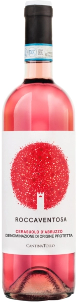Rocca-Ventosa-Cerasuolo-d-Abruzzo Flaschenansicht-Rocca-Ventosa-Cerasuolo-d-Abruzzo