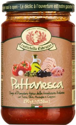 Sugo al Puttanesca von Rustichella d Abruzzo Glas Sugo al Puttanesca von Rustichella d Abruzzo
