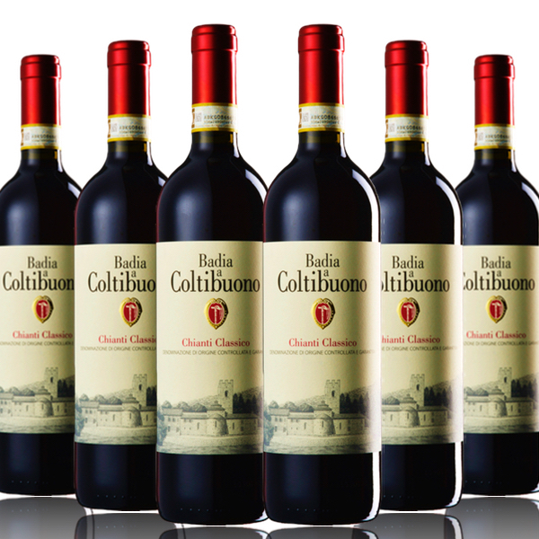 6er Sparpaket Badia a Coltibuono Chianti Classico DOCG BIO Rotwein aus der Toskana in Italien