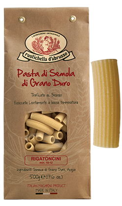 Rigatoncini Pasta von Rustichella d Abruzzo Packung Rigatoncini Pasta von Rustichella d Abruzzo