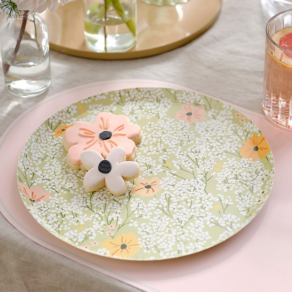 Floral Baby Neutral Basic Tischdekoset, 32-tlg.
