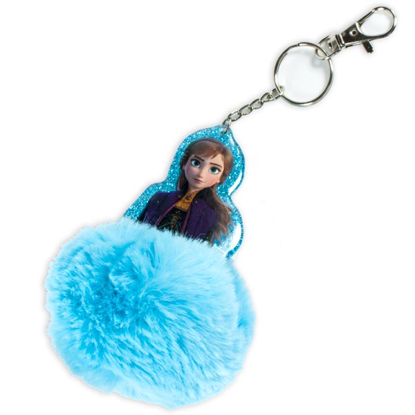 Anna aus Frozen Mitgebsel, Schlüsselanhänger mit Pompom, 11,5cm