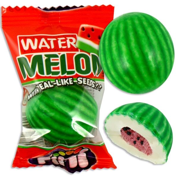 Kaugummi Melone XL, 3cm, 15 g in Tüte