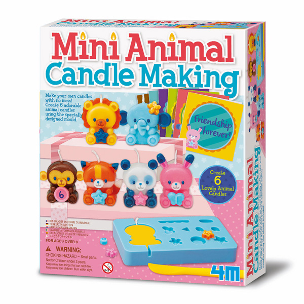 Kerzengießen, Mini-Tiere, ab 8 Jahren
