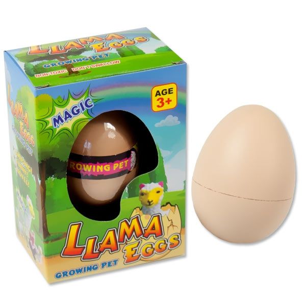 Lama Schlüpf-Ei, magisches Schlüpfen kleiner Lamas, 1 Stück, 6cm