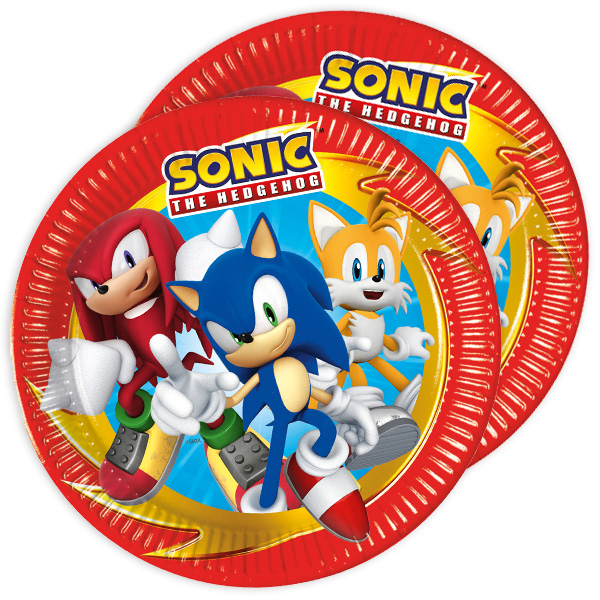 Sonic Basic Tischdeko-Set, 56-teilig für 8 Kinder