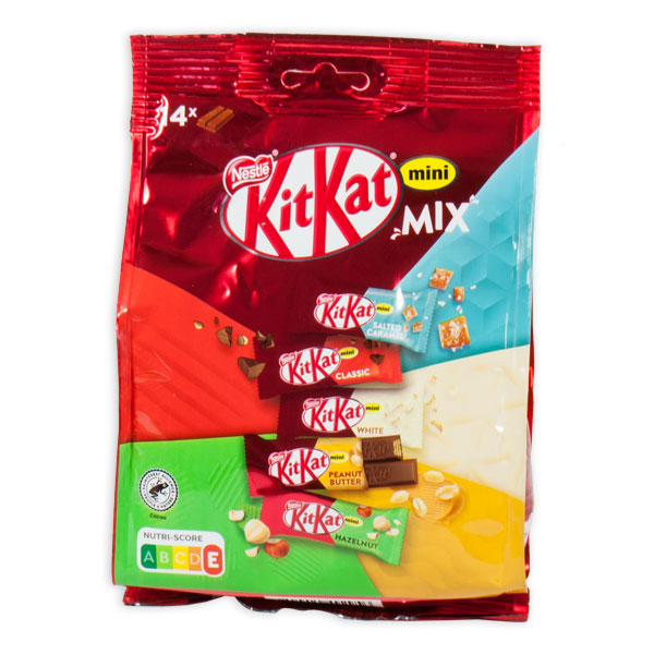 KitKat Minis, 14 Riegel in 5 verschiedenen Sorten, 197,4g