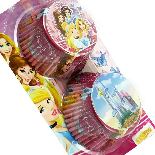 Muffinförmchen Disney Princess, 50 Stück in 2 Designs, für leckere Themen-Muffins