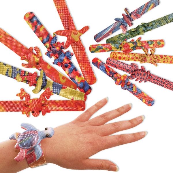 Glitzertier-Schnapparmband, 1 Stk., Meerestier-Armband für Mädchen